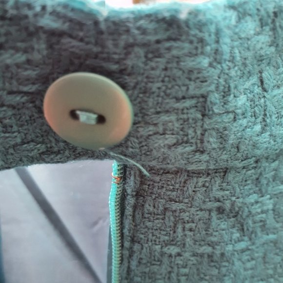 Vintage Dolina Petites Teal Skirt - Picture 12 of 15